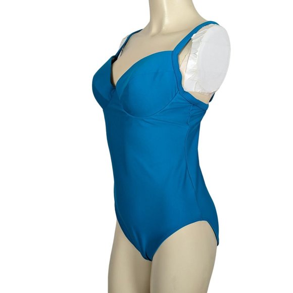 Sun Streak by Newport News one piece Swimsuit Vintage Size 10 - Picture 5 of 12